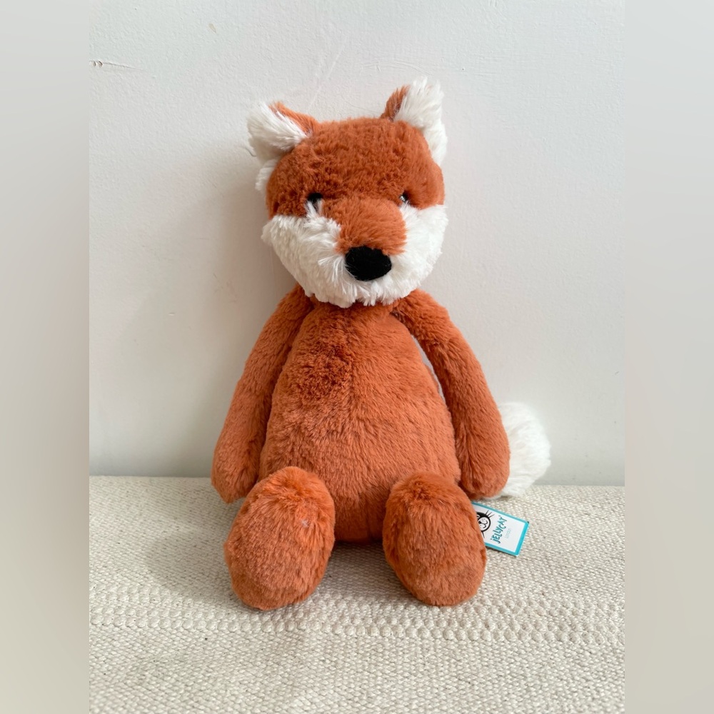 Jellycat Bashful Orange Fox Cub Medium 12” Plush NWT